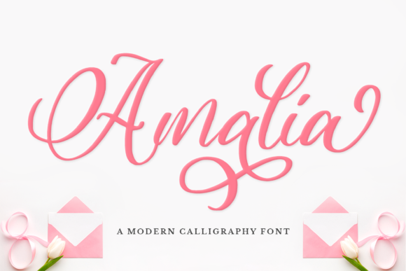 Amalia: A Handwritten Font for Romantic Design