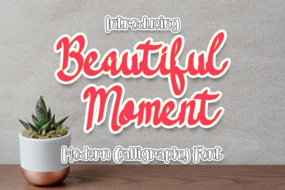 Beautiful Moment: A Script Font That Elevates Your Creative Projects