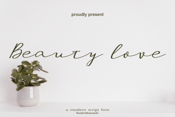 Beauty Love Font: A Script Typeface for Modern Elegance