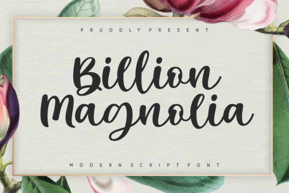 Billion Magnolia: The Script Font for Elegant Design