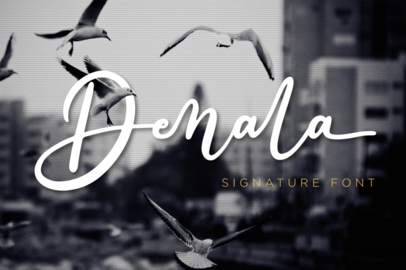 Denala: A Script Font for Elegant, Modern Design Projects