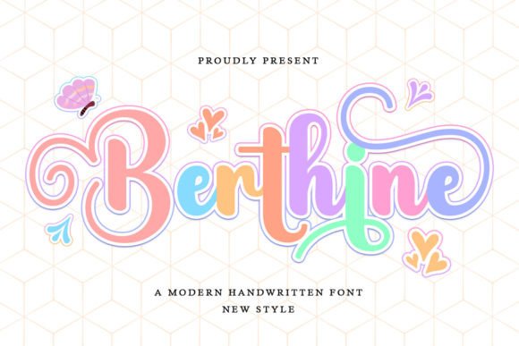 Discover the Elegant Touch of the Berthine Script Font