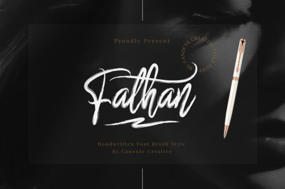 Fathan: The Handwritten Font That Brings Warmth and Elegance to Your Designs