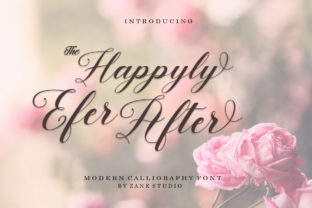 Happyly Ever After: A Modern Script Font for Romantic Design