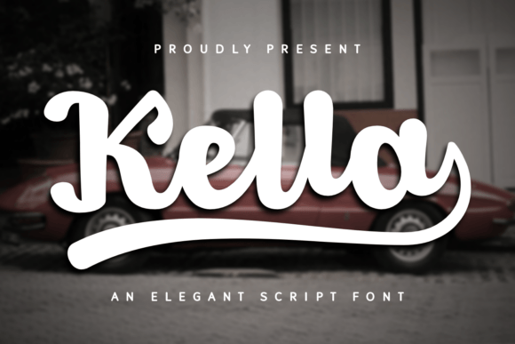 Kella: A Bold Script Font for Dynamic Branding