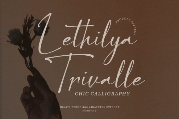 Lethilya Trivalle: The Casual Chic Script for Modern Branding