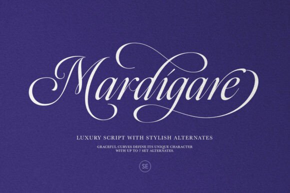 Mardigare: The Premium Script Font for Elevated Branding