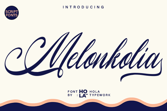 Melonkolia: A Modern Handwritten Script for Stylish Designs