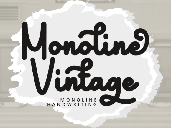 Monoline Vintage: Weaving Understated Elegance into Your Designs