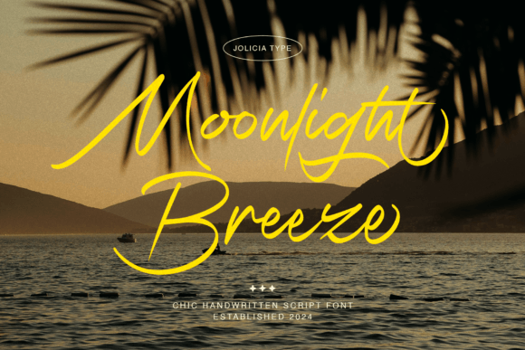 Moonlight Breeze: A Font That Captures Serene Elegance