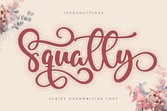 Squatty: A Dainty Script Font for Elegant Branding