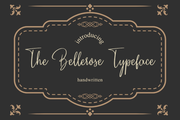 The Bellerose Typeface: A Vintage Script for Modern Projects